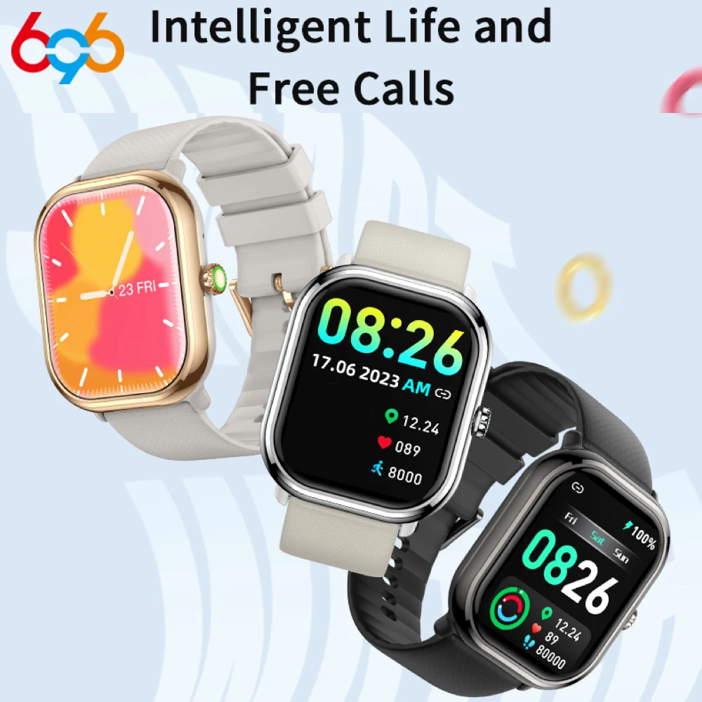 

New AMOLED Screen Blue Tooth Call Smartwatch Women 100+ Sports Modes Music Heart Rate Health Smart Watches Men Clock Weather