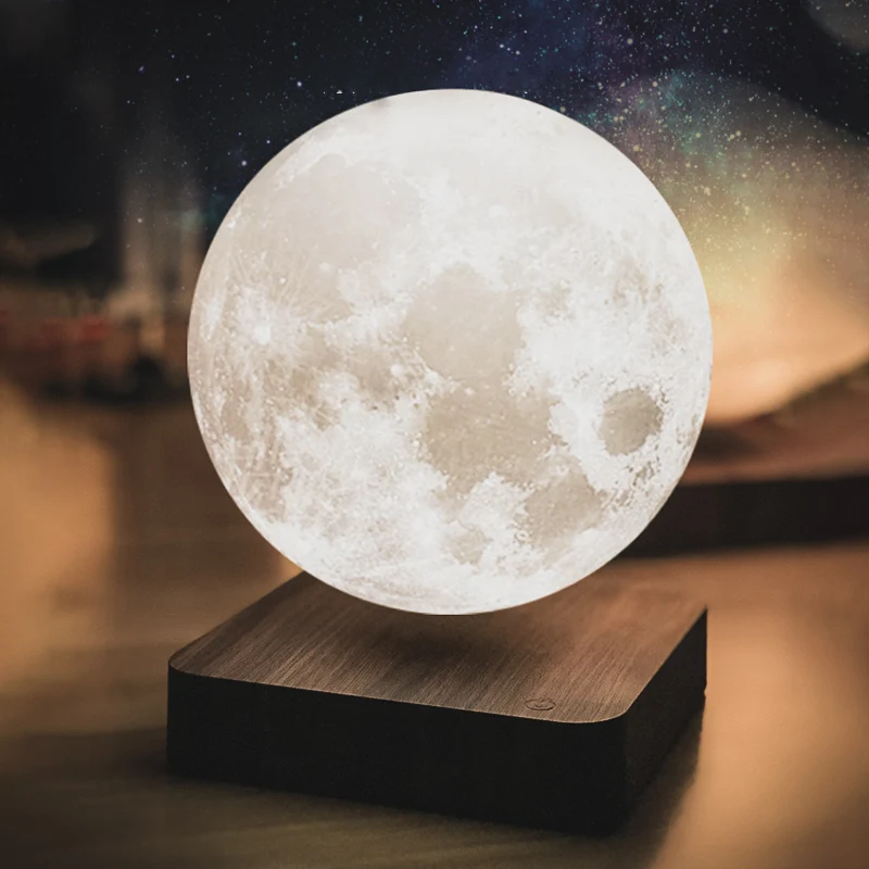 Magnetic Levitation Night Light Moon Moon  Room Lights Decor Mars Saturn Atmosphere Light Gift Night Lights