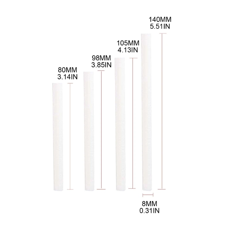 Đặc Biệt Thay Thế Bông Bọt Biển Dành Cho Máy Tạo Độ Ẩm USB Máy Khuếch Tán Tinh Dầu Phun Sương Tạo Bộ Lọc Không Khí 10 Cái/gói