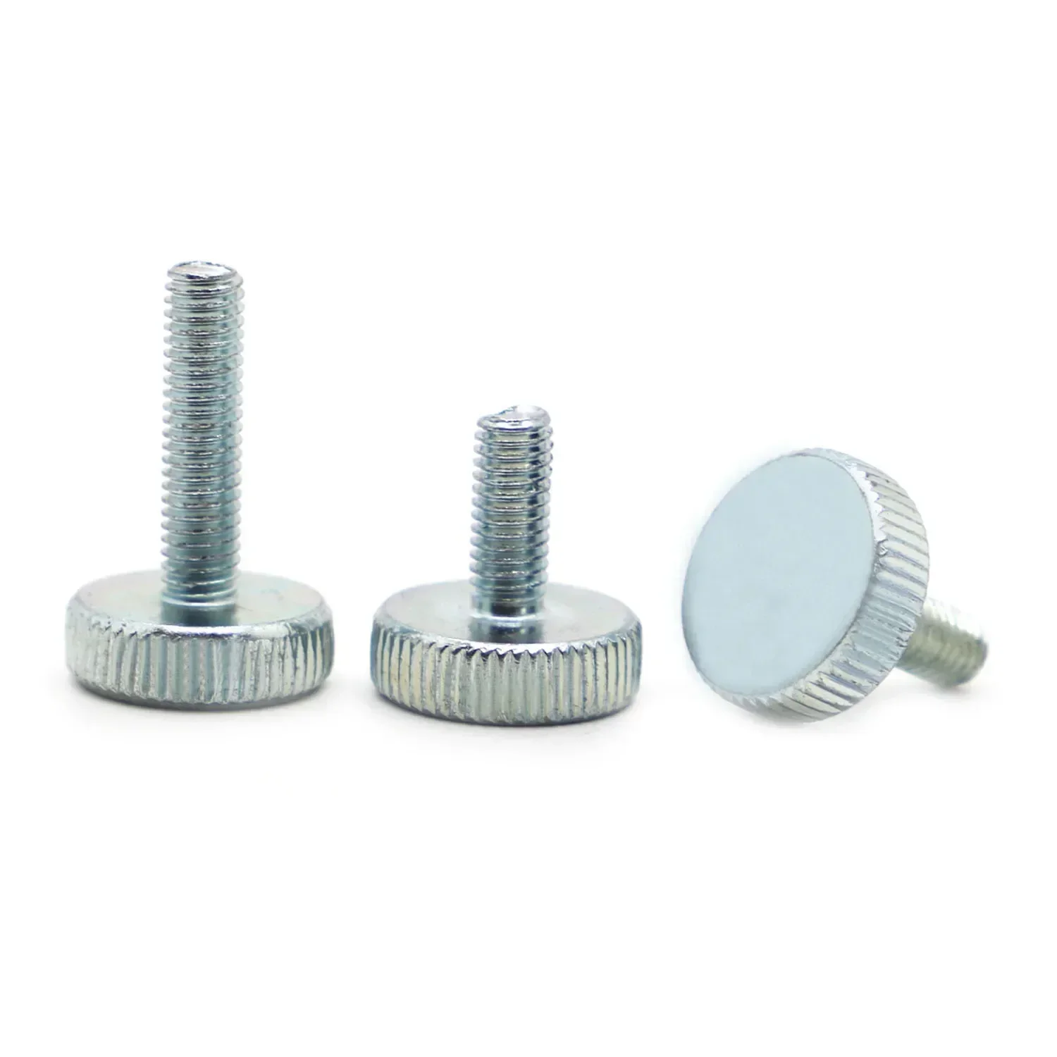 DIN653 GB835 M3 M4 M5 M6 M8 M10 Knurl Flat Head Hand Tighten Thumb Screw Bolt Curtain Wall Glass Thumbscrew Adjust Toolless