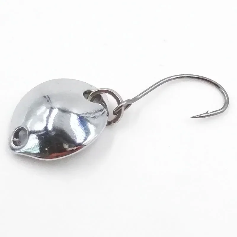 OUTKIT 1 Stück mehrfarbig 1,4 cm 1,8 g Mini-Löffelköder harter Köder Spinnerbait Isca künstliche Pesca Wobbler Fliegenfischen-Gerät
