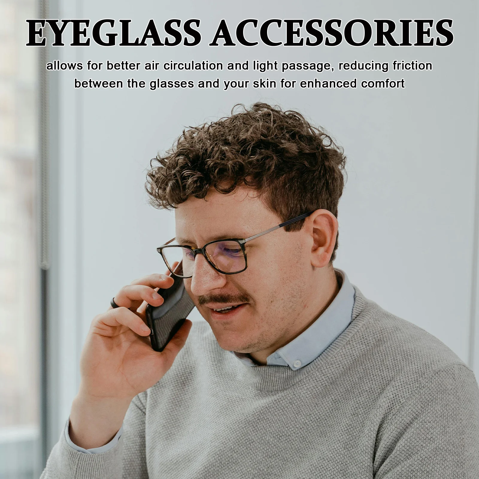 

10pcs Anti-Slip Glasses Temple Tips Soft Eyeglass End Tips For Outdoor Sports Office Study Replacement Accessories