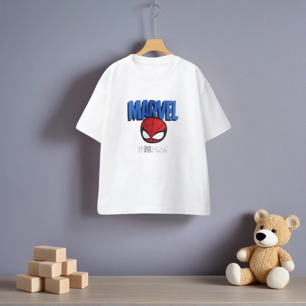 2025 Nieuwe Cartoon Patroon Jongens Kleding T-shirt Zomer Kleding Mode Nieuwe Stijl Kinderen Korte Mouwen Tops Tees Kinder T-shirts