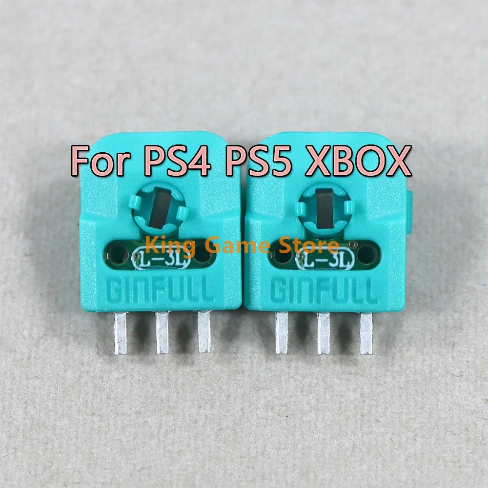 2Pair Hall Analog Joystick Potentiometer Sensor Module Axis Resistor For PS4 PS5 XBOX ONE Switch Pro Hall Effect Replacement