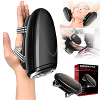 Cordless Handheld Massager Barberology Massager Electric Heat Massager USB Charging Head Massage Vibration Body Massager Relax