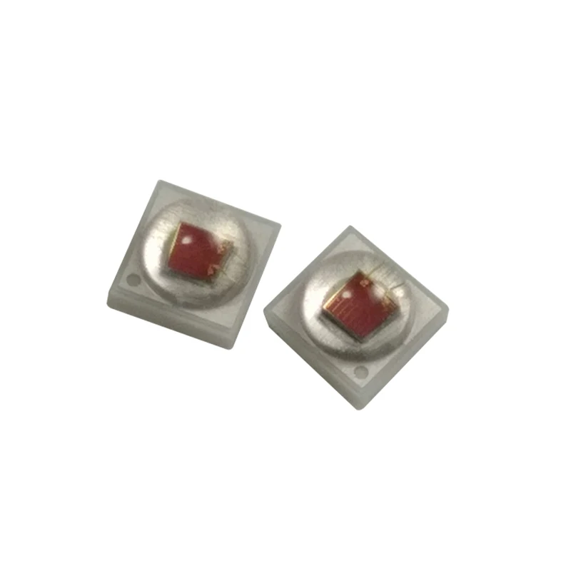 

50PCS/Lot LED1W Red Ceramic Diode 2V 350MA 620NM 625NM 630NM XBD 2525 Package Chip
