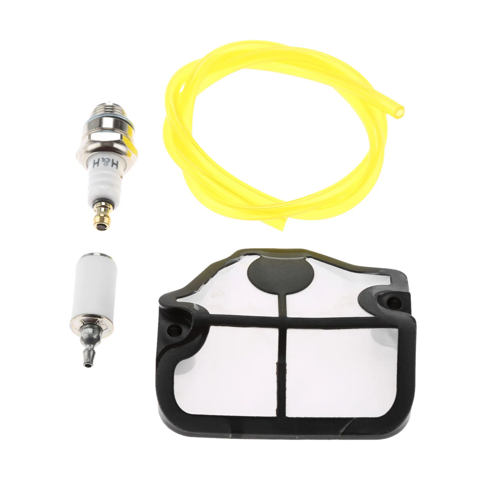 Air Filter with Spark Plug Pickup Fuel Filter Hose Tube for Husqvarna 36 41 136 136LE 137 137E 141 141LE 142 142E Gas Chainsaw