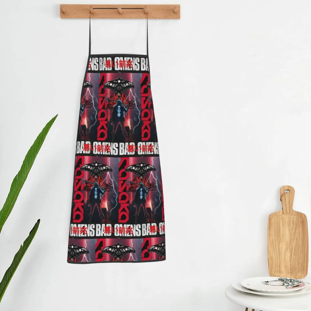 Custom Bib B-Bads Brand O-Omenes Hip Hop Apron for Men Women Unisex Adult Chef Kitchen Cooking Tablier Cuisine Baking