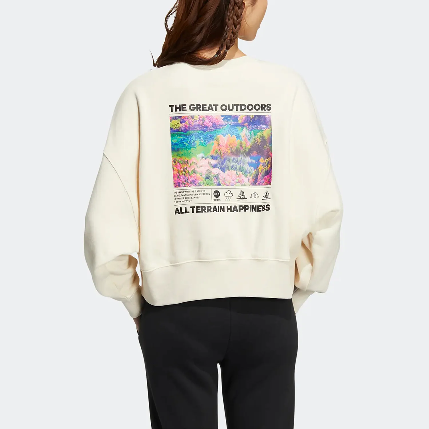 Adidas genuine neo W UTIL SWEAT women's sports hoodie HN2314