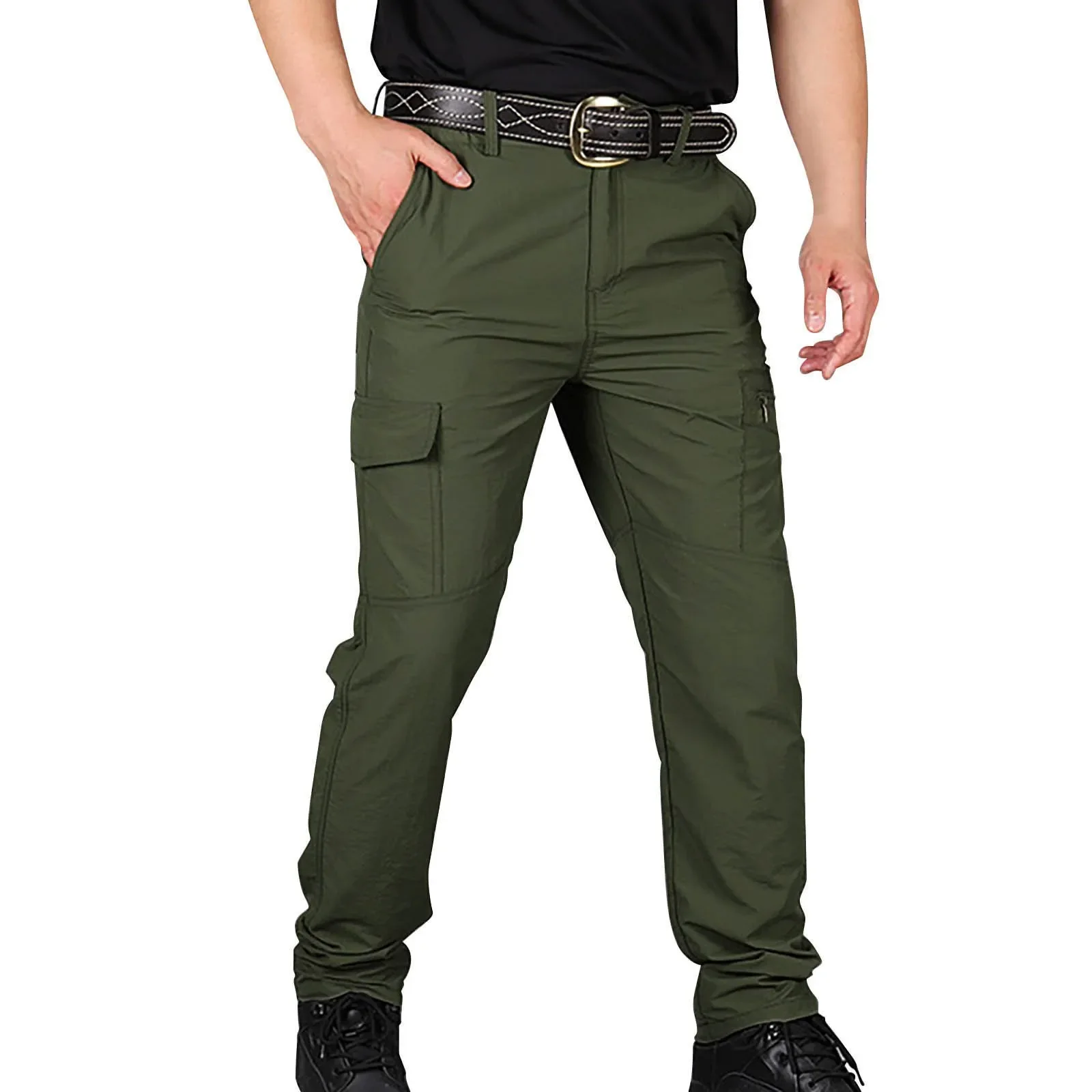 

Summer Cargo Pants Men Tactical Pants Streetwear Jogger Trekking Hiking Mountain Work Tourism Trousers Quick Dry Pants