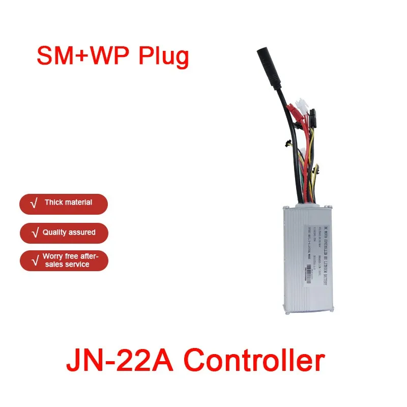 Original Electric Bicycle Controller 36V/48V 9-Tube JN 22A SM Connector Motor Waterproof Plug e-Bike refit Accessory