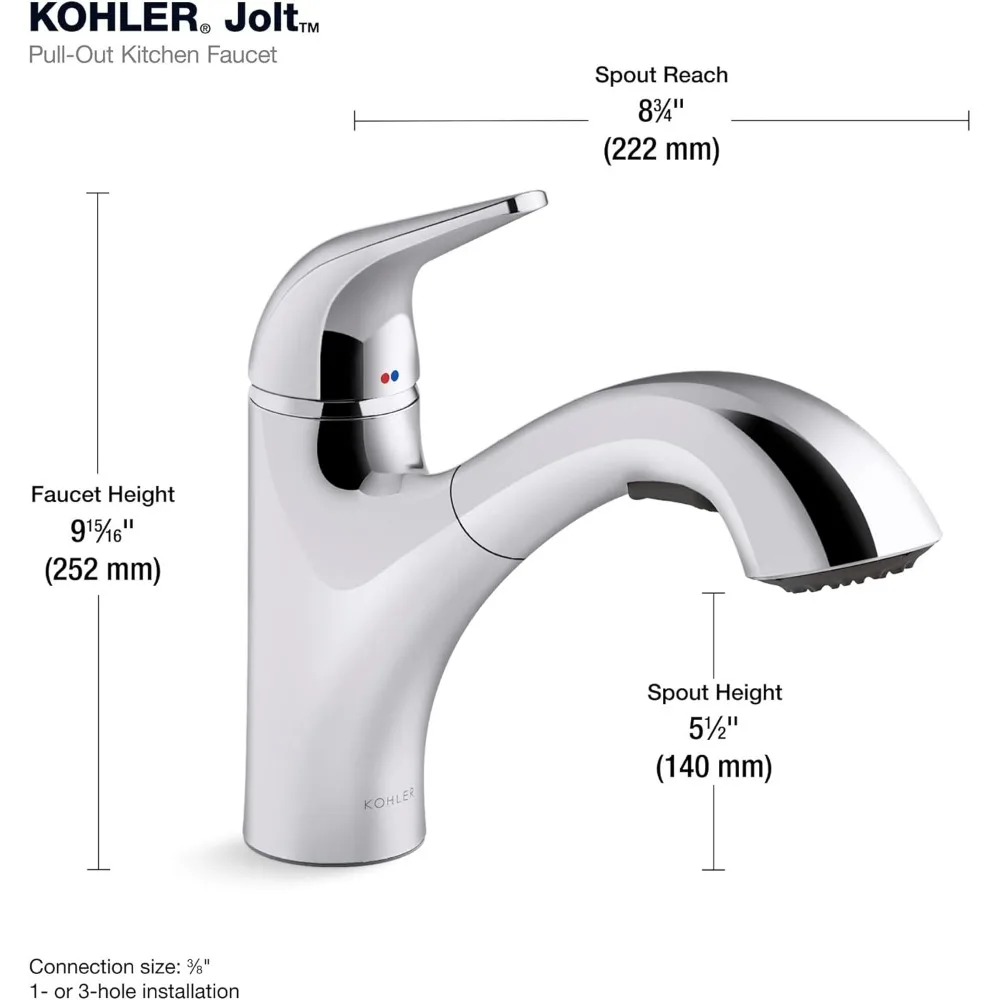 JOLT ™   Rubinetto da cucina estraibile