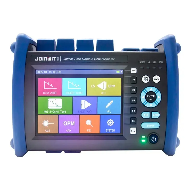 

JW3302E OTDR 1310/1550nm 32/30dB Fibre Optic Reflectometer with Full Touch Screen VFL LS OPM Ethernet Cable Tester