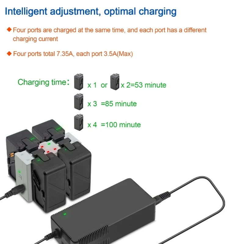 MultiBattery Charging Station for Avata 1 Battery Rapid Recharges Capability DropShipping