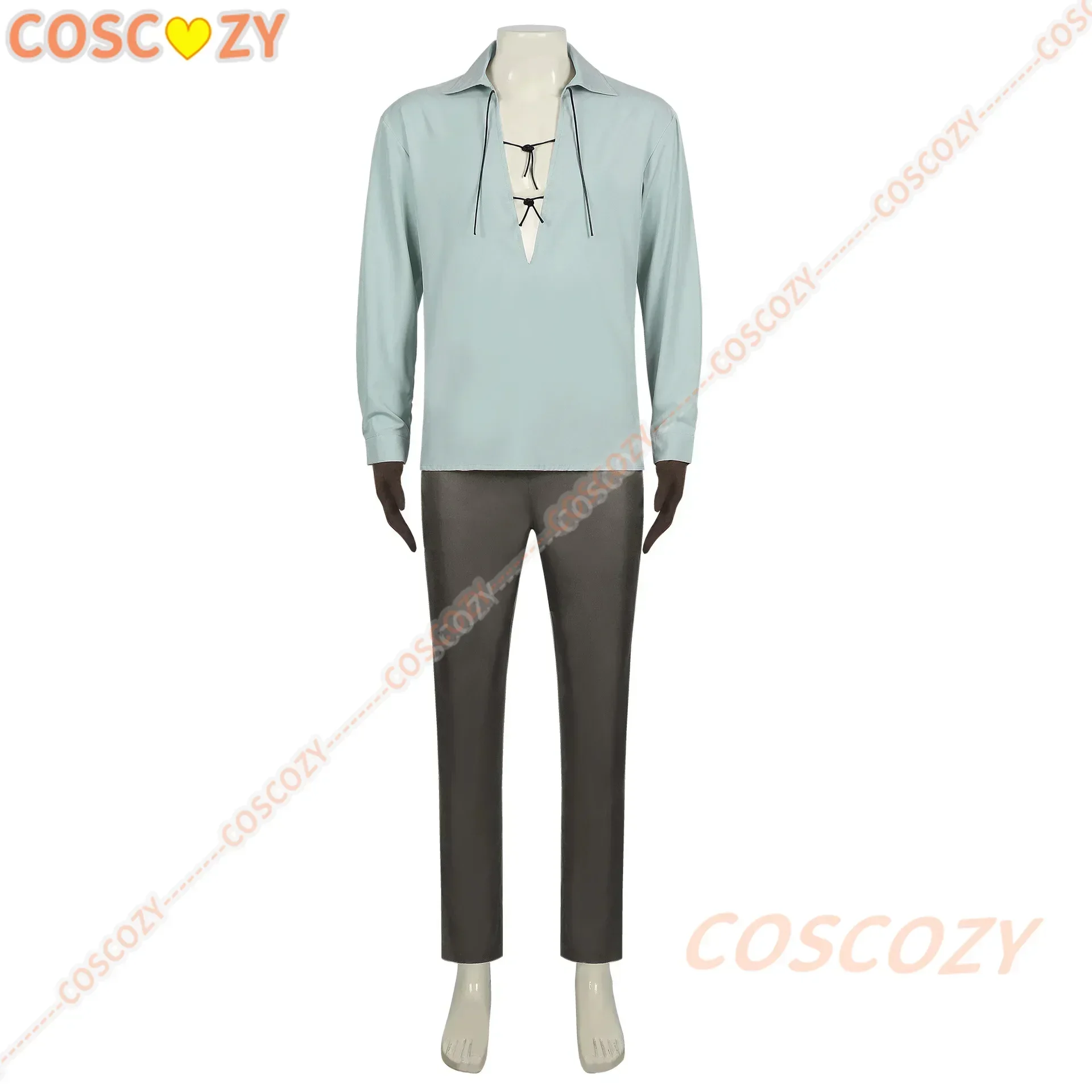 أزياء أنيمي جديدة لعام 2024 وداعًا وداعاً، أزياء أرض أدنيس شيري التأثيرية آذان كوميدية زي شيري للرجال بدلة عيد الميلاد والهالوين