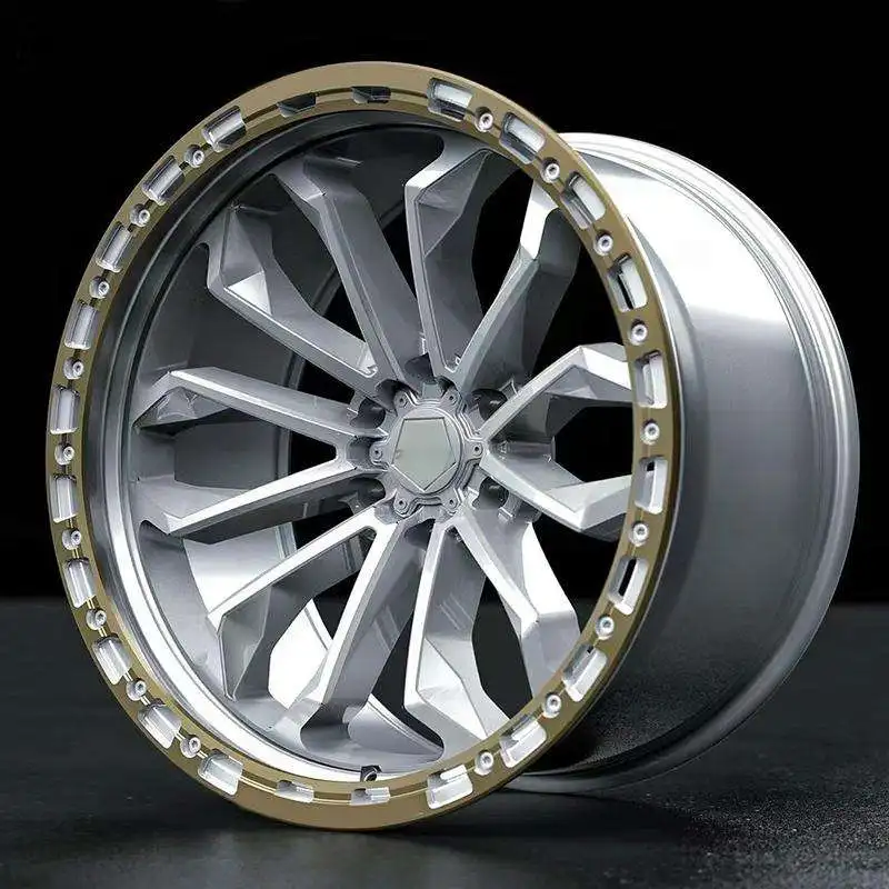FOR All-terrain ATV&UTV Forged Aluminum Alloy Beadlock Wheels 6x139.7 15 16 17 18 Inch Off-Road 4x4 Forged Wheels