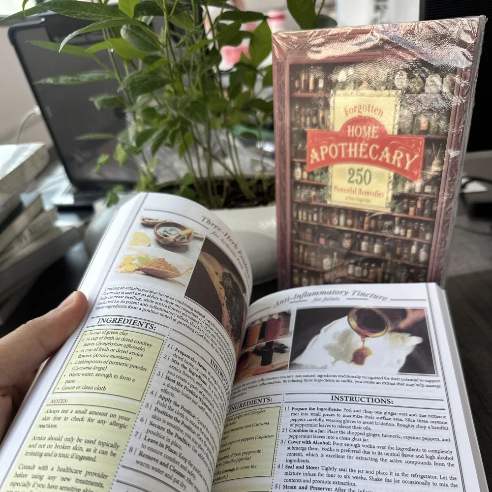 

Новая книга «Доктор для дома Natural Remedies» для ежедневного здоровья. Забатый домашний аптекарь 250. Мощные средства по кончиках пальцев.