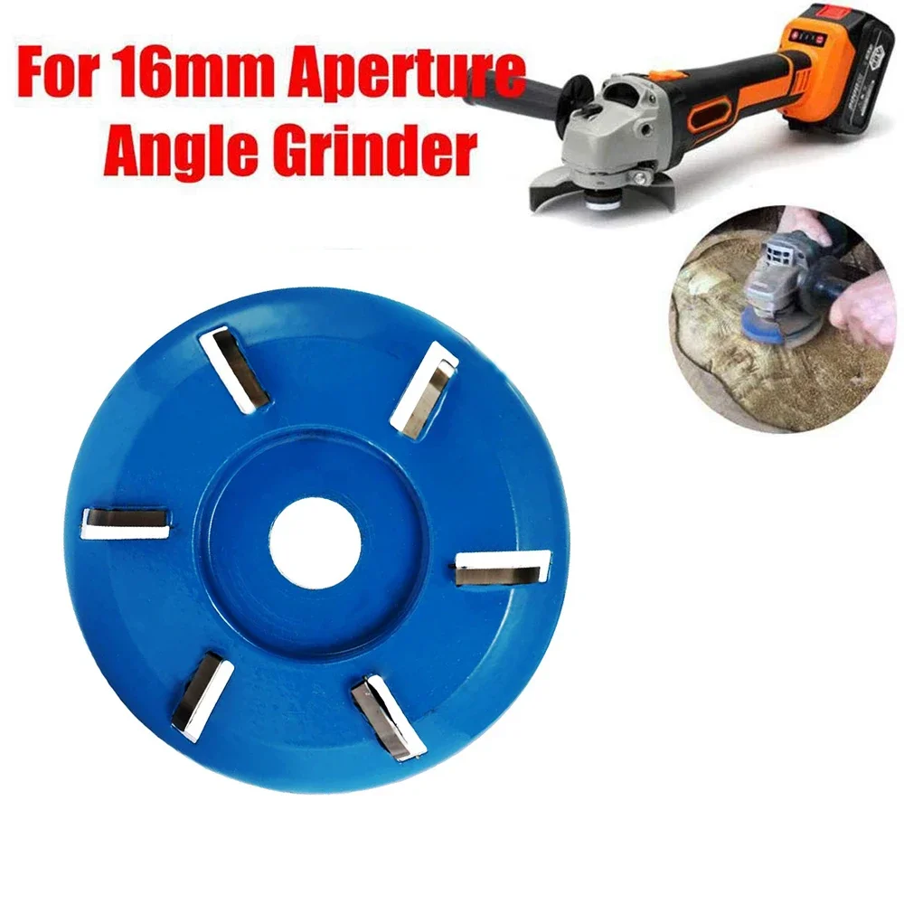 Imagem -02 - Power Wood Carving Disc para Carpintaria Turbo Round Angle Grinder Attachment Fresa 16 mm Abertura