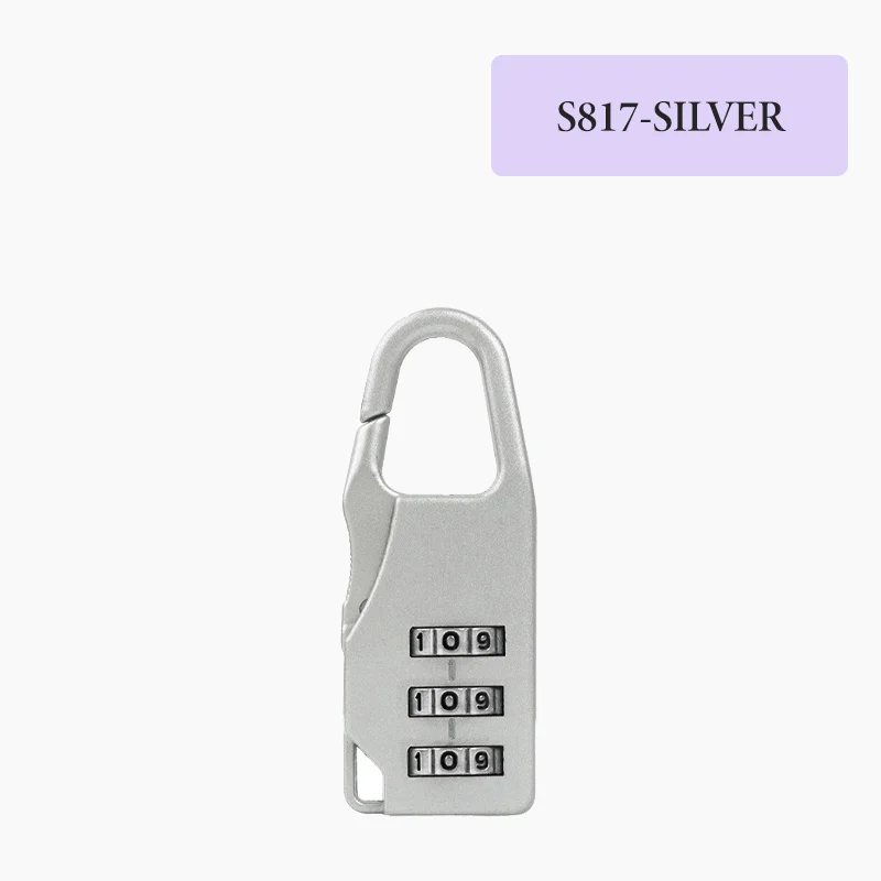 For S817  Universal Mini Combination Padlock Luggage & Backpack Lock Lockers & Toolboxes Keyless Anti-Theft Security