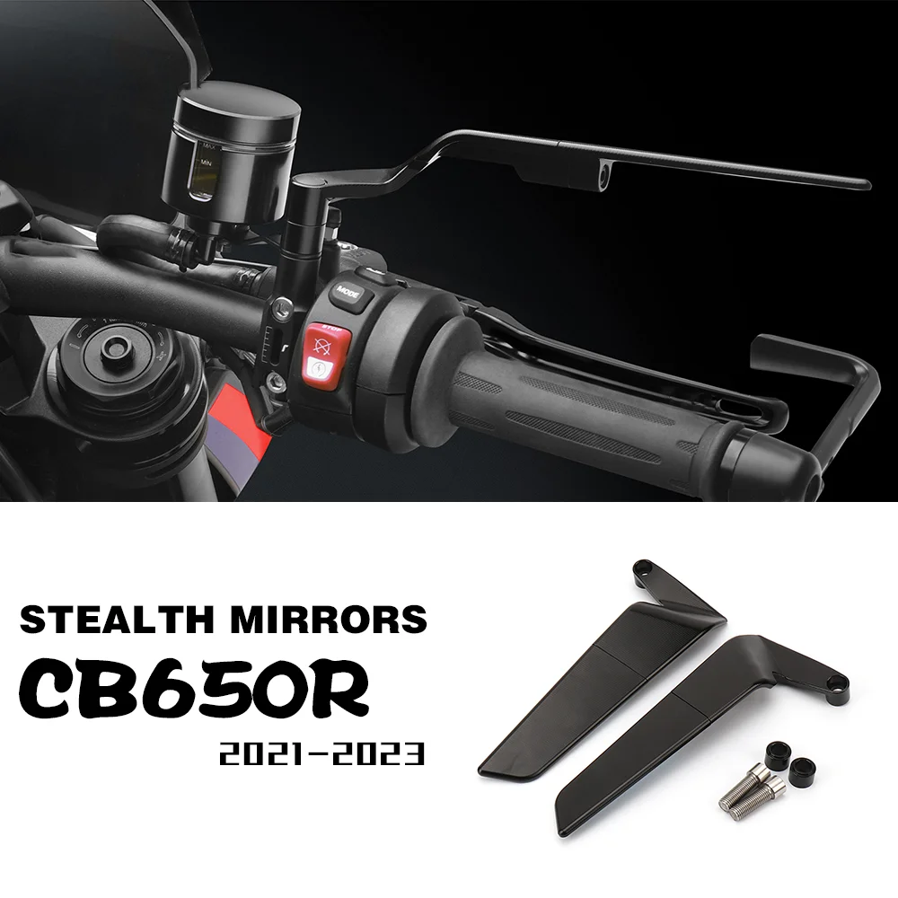 

CB650R Accessories Stealth Mirrors CB 650R Motorcycle Adjustable Winglets CB 650 R Rearview Mirror For HONDA CB650R Parts