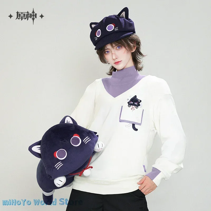 

MiHoYo Official Genuine Genshin Impact Wanderer Pillow Doujin Wanderer Fairy Tale Cat Series Balladeer Cute Cat Doll Gifts