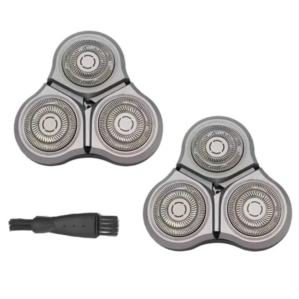 2 Stuks Voor Xiaomi Mijia S500C S500 S300 Elektrische Scheerapparaat Hoofd + Borstel Vervangen Scheerapparaat Hoofd MJTXD01SKS Snijkop accessoires