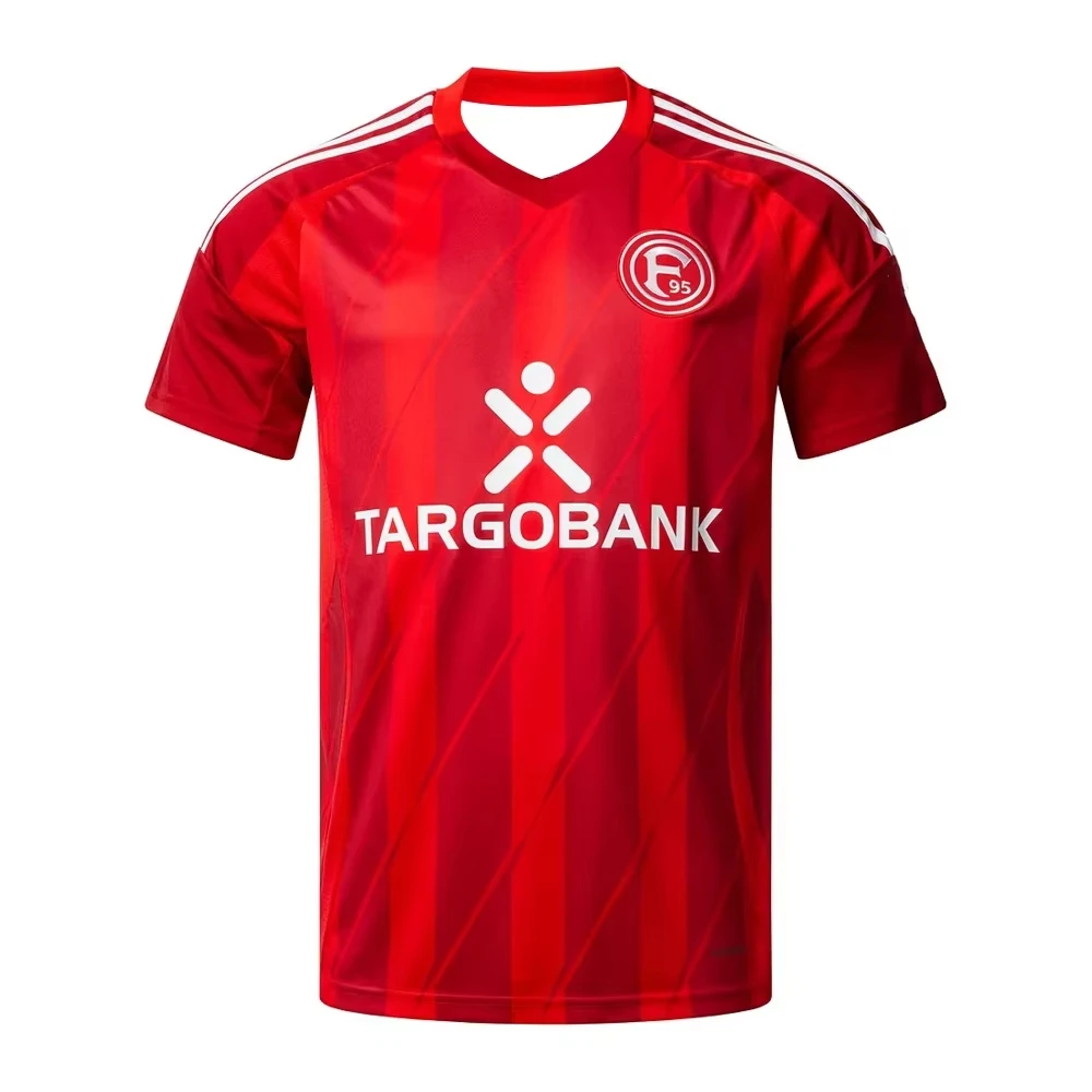 2023 Herren Dusseldorf 3D-Druck Kurzarm-Fußballtrikot Jugend Kinder Trainings-Fußballuniform Atmungsaktives Unisex-Trikot 25-26