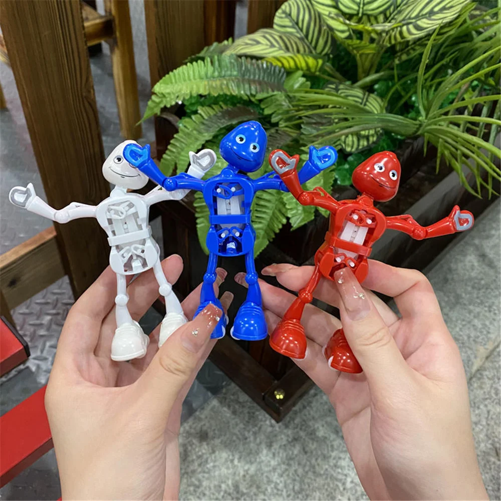 Dancing Clockwork Robot Desktop Ornaments Robot Swing Toy Adult Children Decompression Toy Novelty Creative Children's Gifts