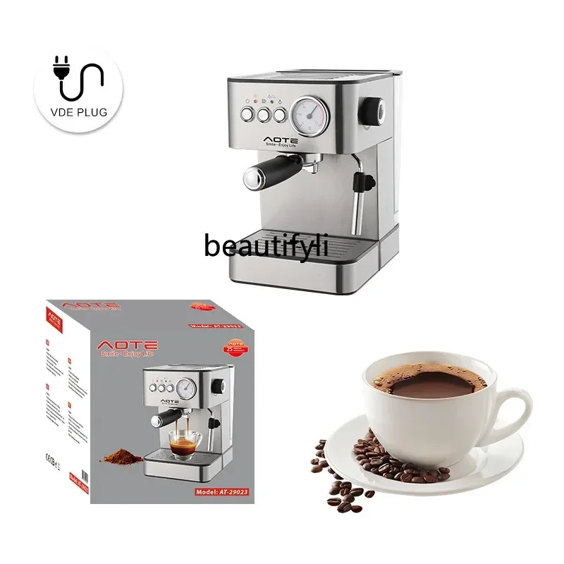 smt61 Cross-border Small Espresso Machine Grinding Integrated Semi-Automatic Coffee Machin