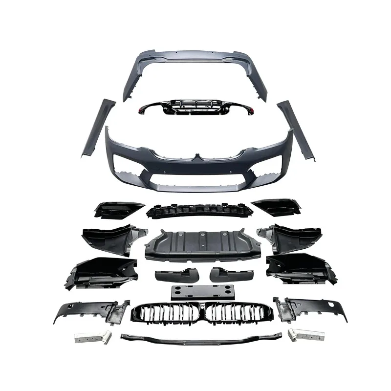 

G30 M5 Body Kit G30 Upgr to New G30 LCI M5 Style Include Car Bumper Side Skirt With Grill 2018-2021