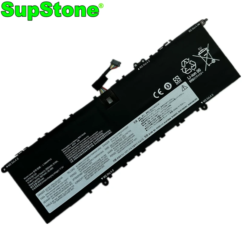 SupStone-batería para ordenador portátil, pila para Lenovo YOGA SLIM 7 PRO 14ACH5,14IAH7,14IAP7, 14IHU5, 14ITL5, 14ACH5, 5B10Z495, L19M4PH3, L19D4PH3, L19C4PH3