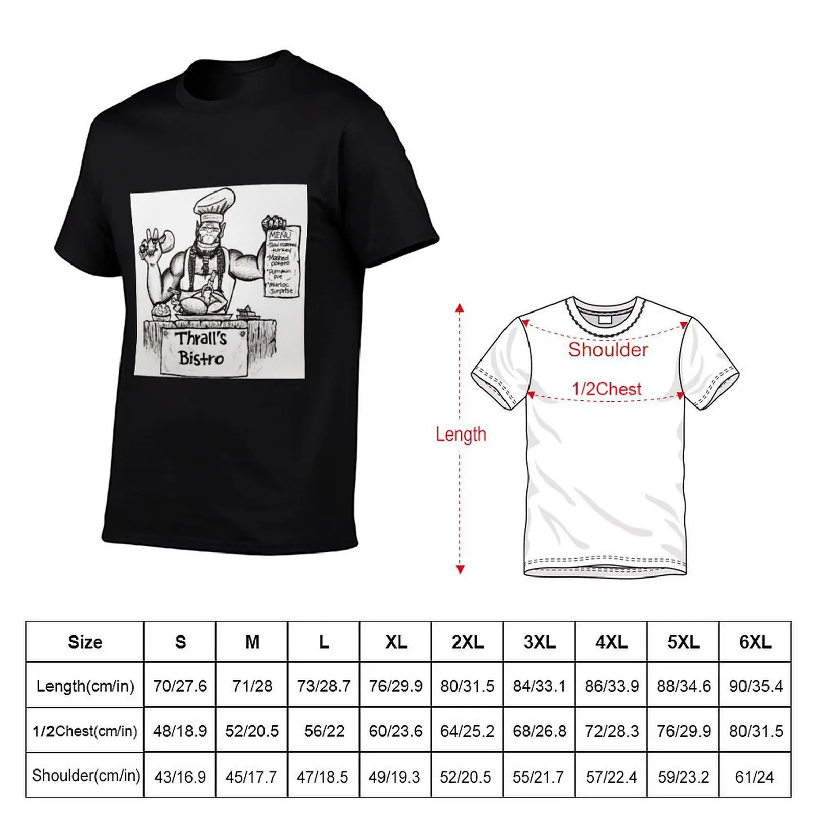 Thrall's Bistro! T-Shirt blue archive heavyweights Men's t-shirts