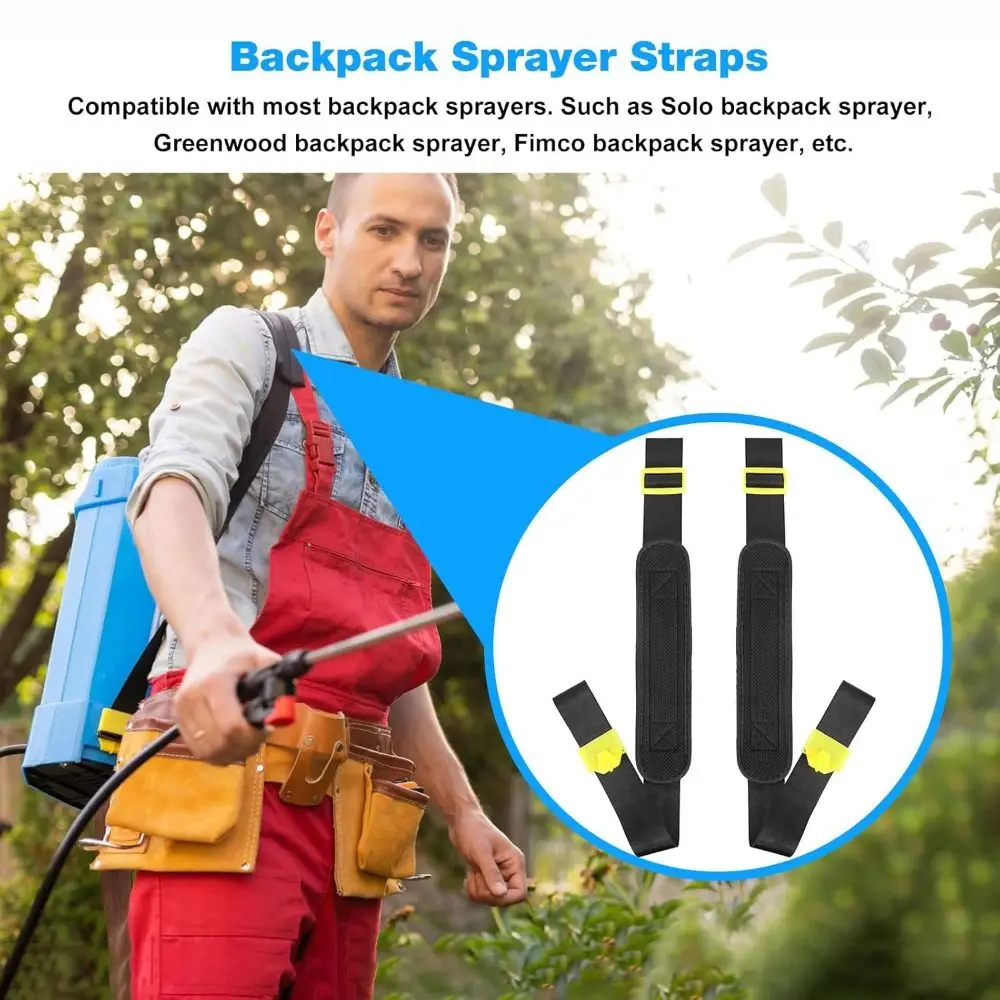 New Nylon Backpack Sprayer Straps Adjustable Thickened Replacement Straps Sprayer Shoulder Belts