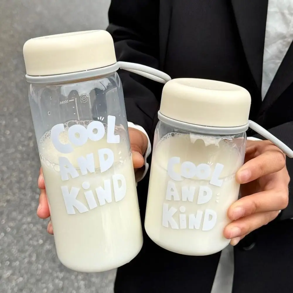 

400/600 мл прозрачная пластиковая чашка, подъемная веревка, герметичные бутылки для воды с молоком, прозрачная портативная бутылка для питьевой воды