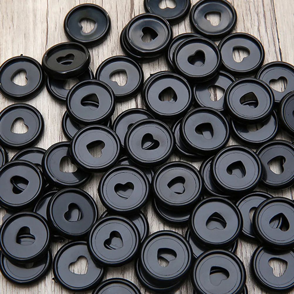 

10 Pcs Frosted Binding Buckles Planner Tools Discs Discbound Loose Leaf Plastic Notebooks Binder Clips ABS Craftsmanship
