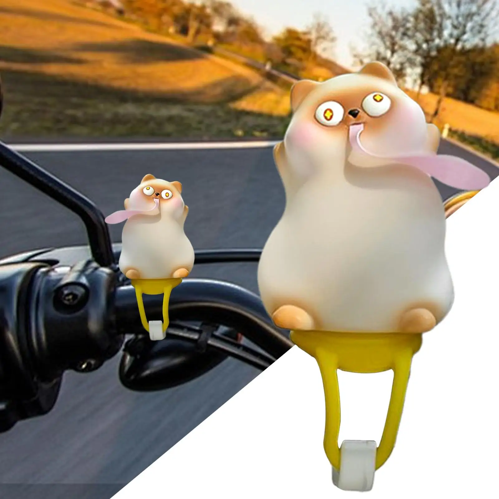 

Bicycle Ornament Cartoon Animal Electric Scooter Handlebar Decoration Waterproof Riding Stem Sports Accessory For Outdoors