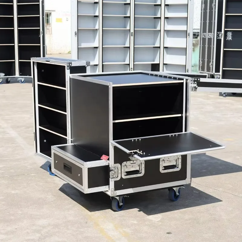 Durable Equipment Aluminum Flight Case Protective Storage for Exhibition Displays