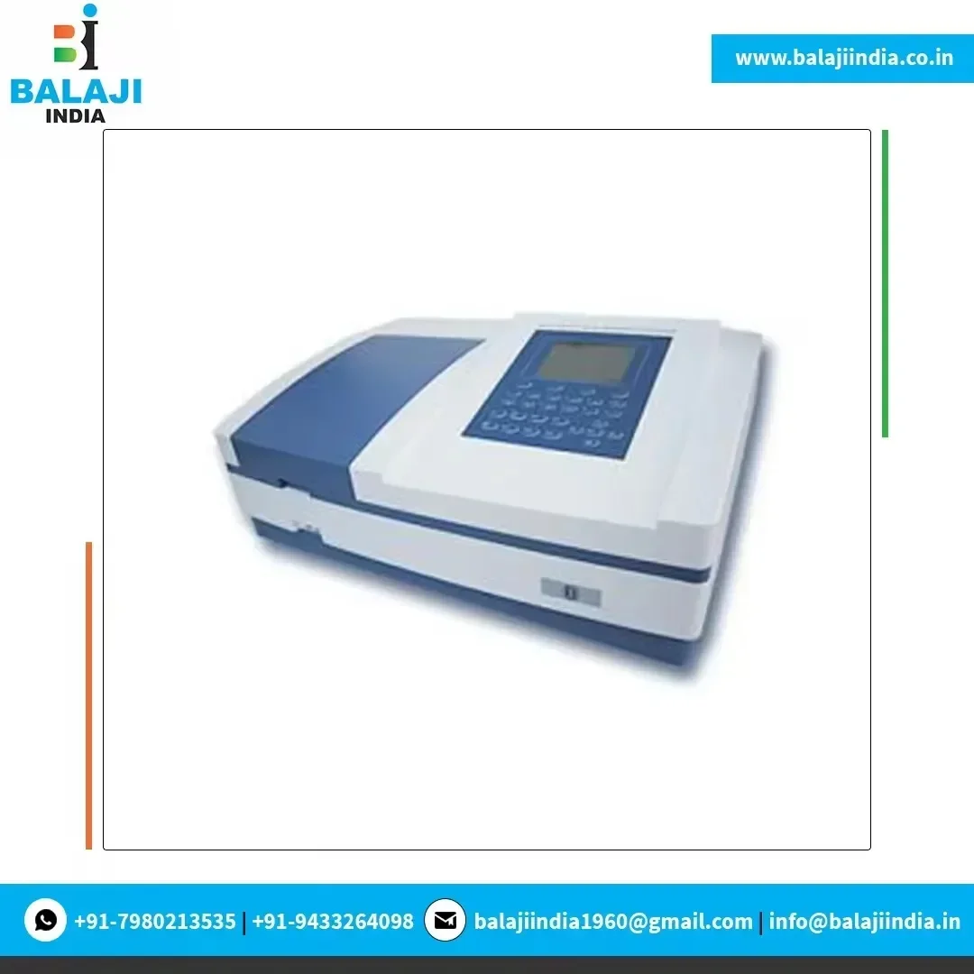 Instrumentos de teste de espectrofotômetro UV-VIS de feixe duplo para medir absorção versus comprimento de onda para detecção de amostras de cores