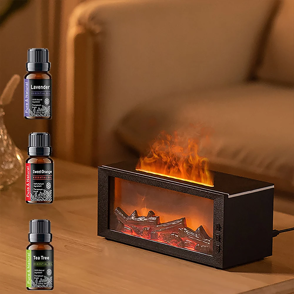 

Увлажнитель воздуха для эфирных масел, освежитель воздуха для камина, 4 в 1, Type C, Аккумуляторный аромадиффузор для дома, креативный подарок