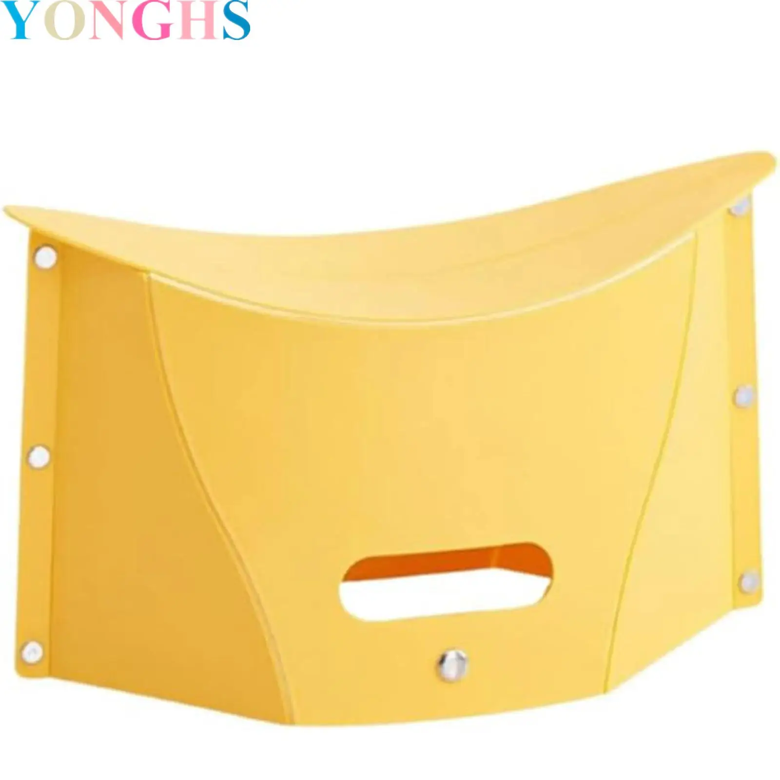 Foldable Portable Stool with Handle Camping Fishing Collapsable Chair Outdoor Office Footrest Mini Bag Multi-function Supplies