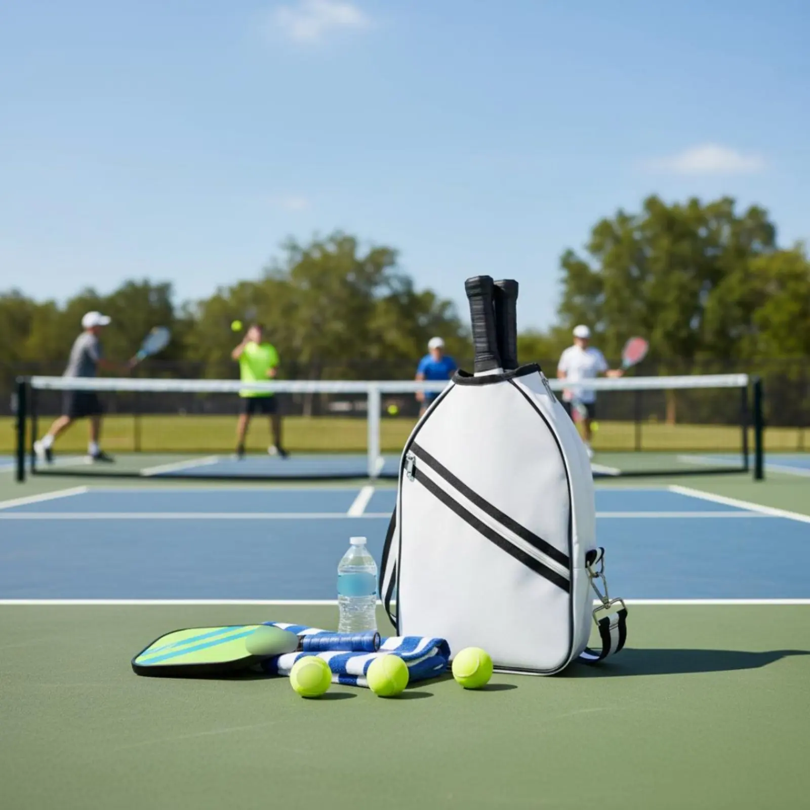 Pickleball Paddle Bag Lightweight Pickleball Racket Bag Sports Accessory Long-Lasting Abrasion-Resistant-Resistant for Men view 6
