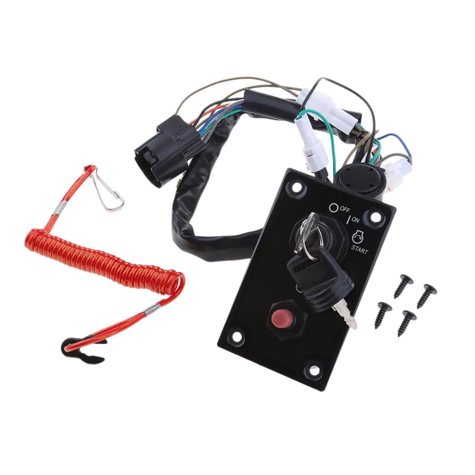 

Панель переключателей зажигания для морского двигателя с одним двигателем, замена, 37100-96J24