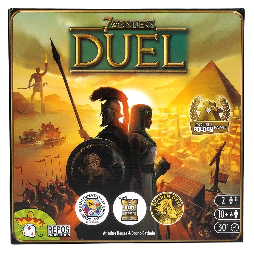 7 Wonders Duel Strategie Spiel Brettspiel 3-4 Spieler Tischspiel Erwachsene Party Spiel