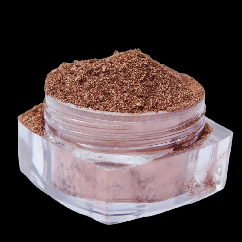 20 جرام/الحقيبة مسحوق برونزي غني برونزي نحاس صبغة اللون: ذهبي غني باللون الذهبي الشاحب: HLBR-1001