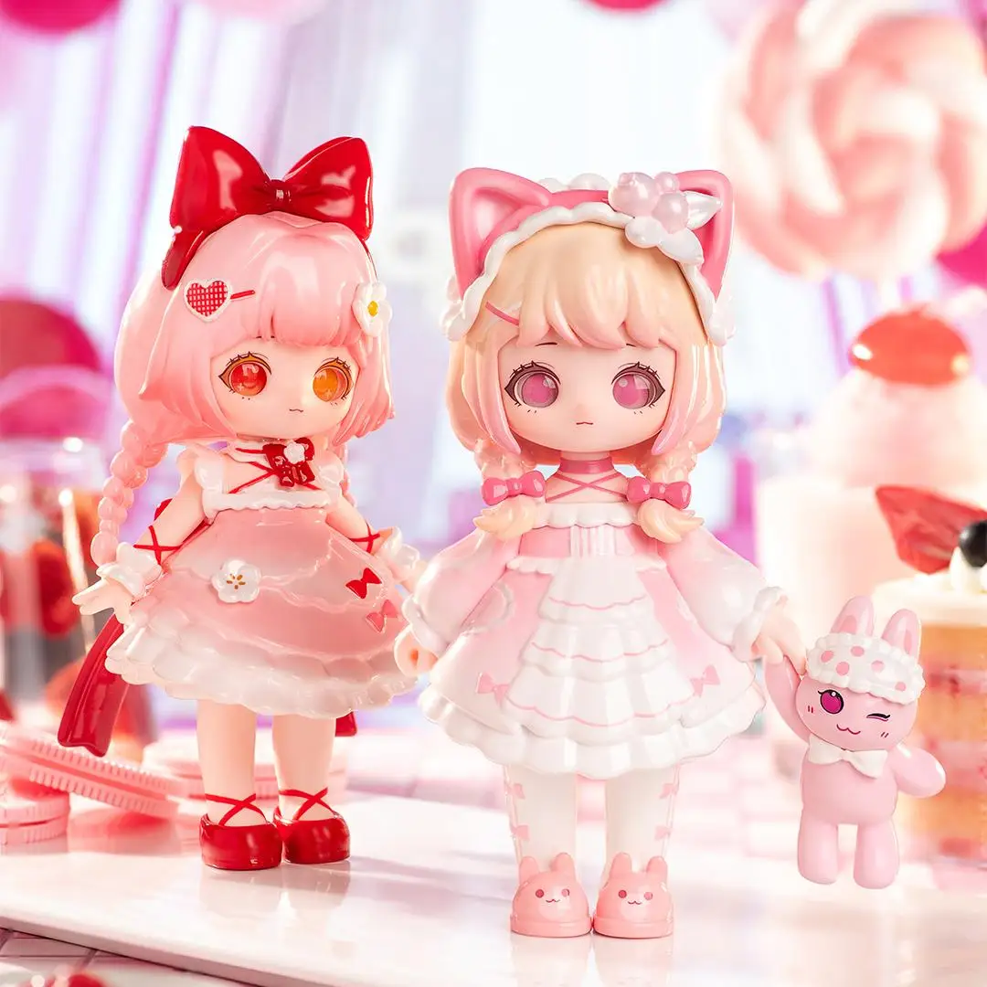 Kawaiiブラインドボックスフィギュア人形、liroo、恋人、夢、工場シリーズ、かわいい飾り、モデル玩具、不思議な箱、クリスマス、誕生日プレゼント