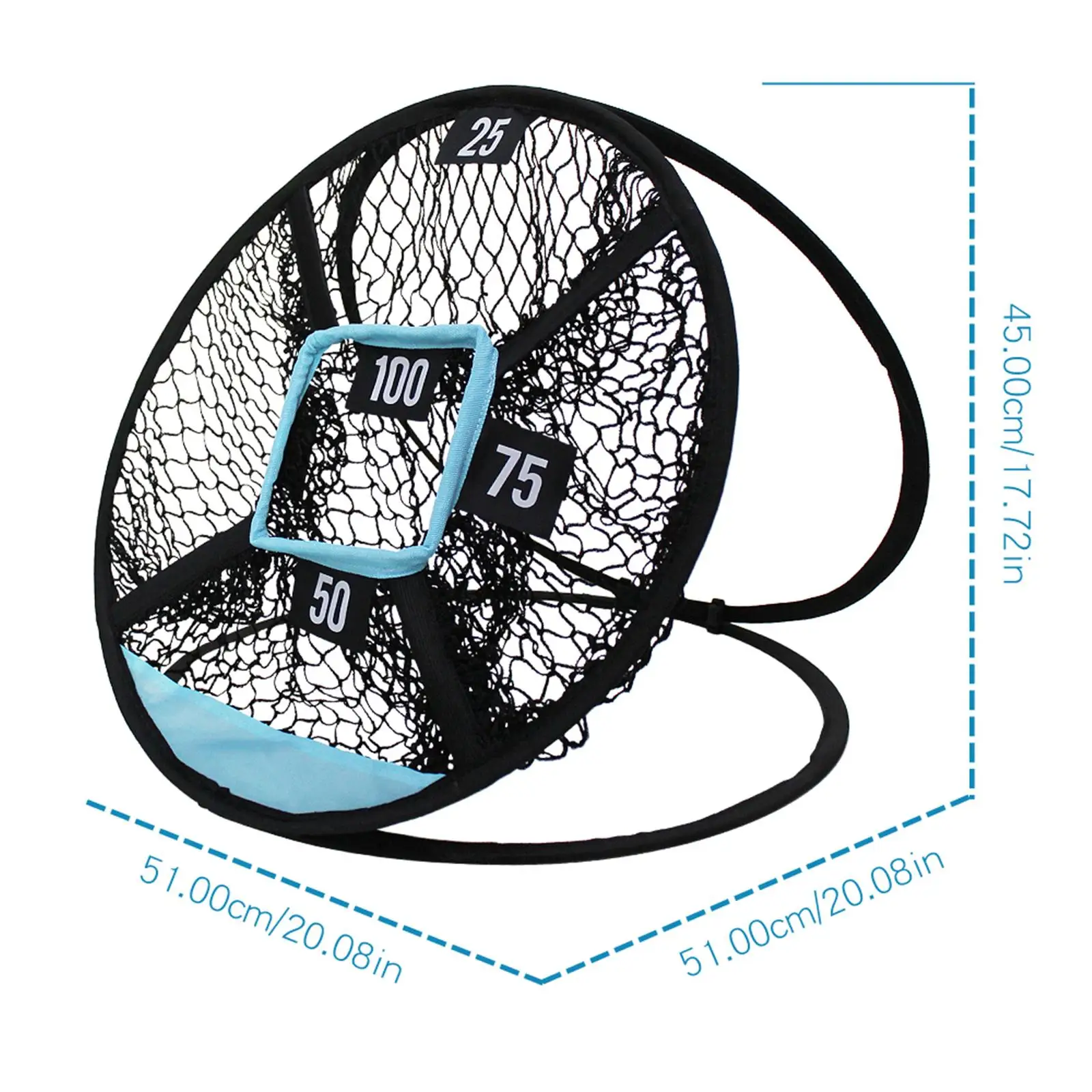 Golf Chipping Net Training Aid Backyard Collapsible Trainer Play Traget