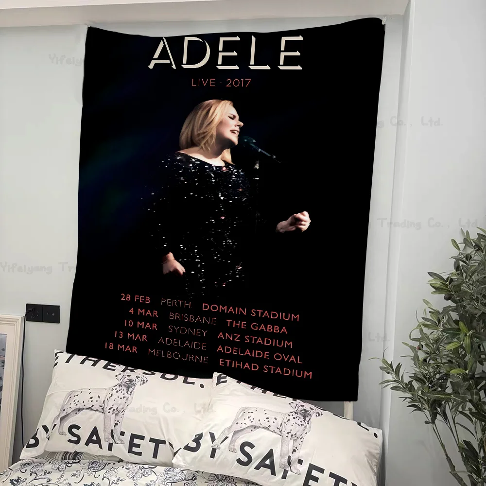 Babaite Singer Adele DIY Wall Tapestry Hanging Tarot Hippie Wall Rugs Dorm INS Home Decor