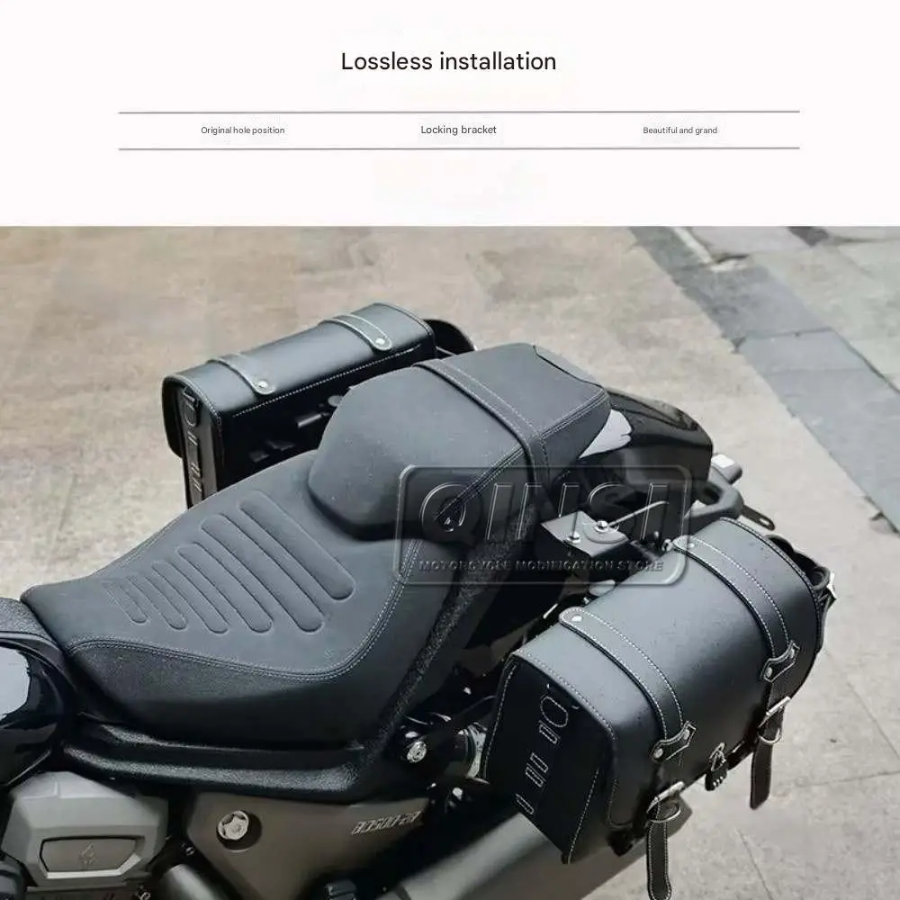 For Benda Dark Flag 500 Darkflag 500 Black Flag 500 Motorcycle Side Bag Modification Quick Release Side Bag with Lock Side Box