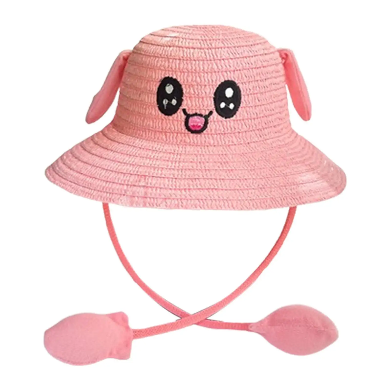 قبعة أرنب متحركة للأذنين، قبعة شاطئ مريحة للرحلات القصيرة، هدية للسفر
