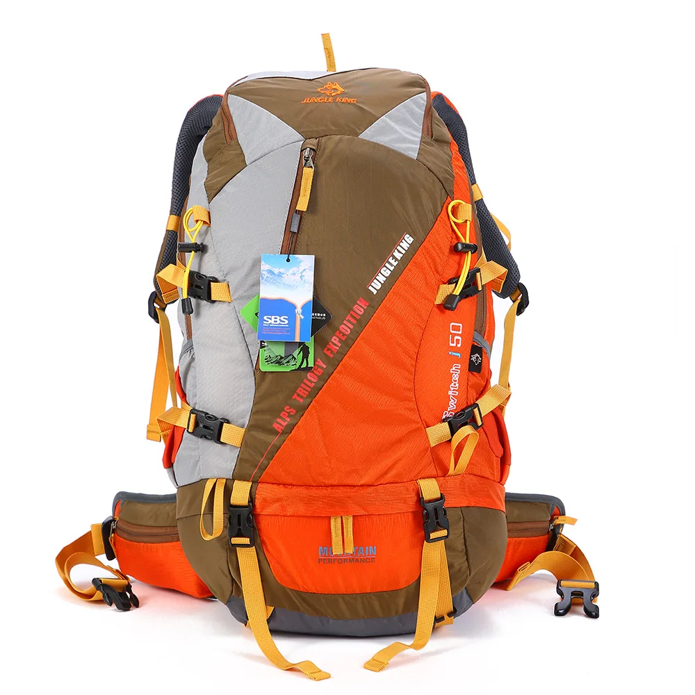 50L Wasserdichter Reiserucksack für Damen, Camping-, Wander-, Laptop-Tagesrucksack, Trekking- und Kletterrucksack für Herren, Wanderzubehör – Detail 6